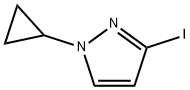 1-环丙基-3-碘-1H-吡唑 结构式