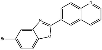 5-BROMO-2-(QUINOLIN-6-YL)BENZO[D]OXAZOLE 结构式