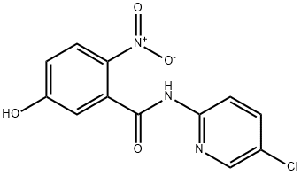 N-(5-Chloro-pyridin-2-yl)-5-hydroxy-2-nitro-benzamide 结构式
