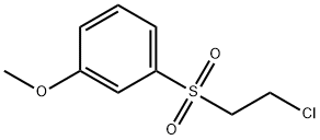 1-(2-氯乙磺酰)-3-甲氧基苯 结构式
