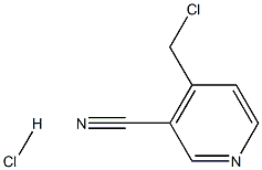 4-(氯甲基)烟腈(盐酸盐) 结构式