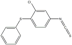 (2-chloro-4-isothiocyanatophenyl)(phenyl)sulfane 结构式