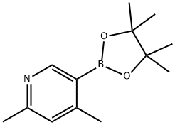 4,6-二甲基吡啶-3-硼酸频哪醇酯 结构式