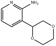 2-Amino-3-(1,4-dioxan-2-yl)pyridine 结构式