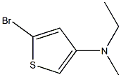 2-Bromo-4-(methylethylamino)thiophene 结构式