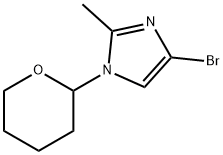 4-Bromo-1-(oxan-2-yl)-2-methylimidazole 结构式