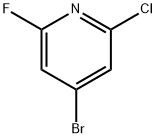 2-Chloro-4-bromo-6-fluoropyridine 结构式