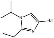 4-Bromo-1-(iso-propyl)-2-ethylimidazole 结构式