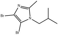 4,5-Dibromo-1-(iso-butyl)-2-methyl-1H-imidazole 结构式