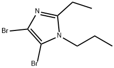 4,5-Dibromo-1-(n-propyl)-2-ethyl-1H-imidazole 结构式