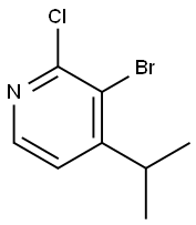 3-Bromo-4-(iso-propyl)-2-chloropyridine 结构式