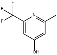 2-甲基-6-三氟甲基-吡啶-4-醇 结构式