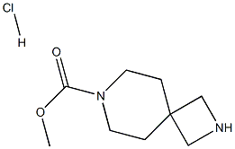 methyl 2,7-diazaspiro[3.5]nonane-7-carboxylate hydrochloride 结构式