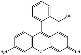 2-(6-Amino-3-imino-3H-xanthen-9-yl)benzenemethanol 结构式