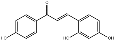 (E)-1-(4-羟基苯基)-3-(2,4-二羟基苯基)-2-丙烯-1-酮 结构式