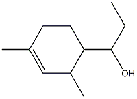 1-(2,4-dimethylcyclohex-3-en-1-yl)propan-1-ol 结构式