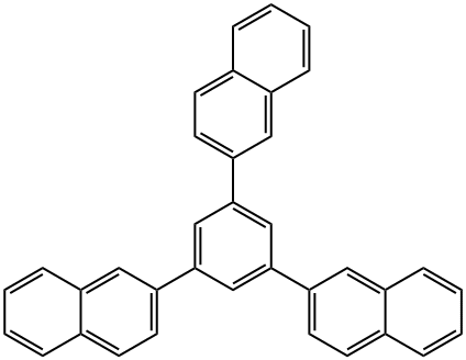 2-[3,5-di-(naphthalen-2-yl)-phenyl]-naphthalen 结构式