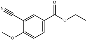 Benzoic acid, 3-cyano-4-methoxy-, ethyl ester 结构式