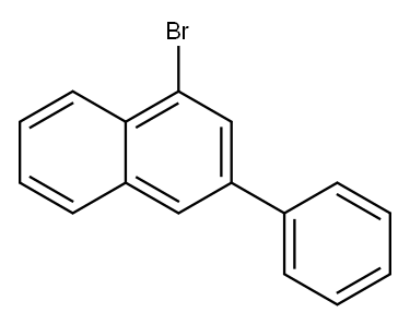 1 - 溴-3-苯基萘 结构式