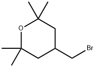 4-(bromomethyl)-2,2,6,6-tetramethyltetrahydro-2H-pyran 结构式