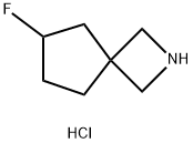 6-fluoro-2-azaspiro[3.4]octane hydrochloride 结构式