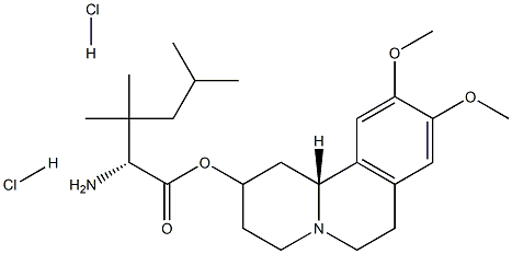 化合物 VALBENAZINE DIHYDROCHLORIDE 结构式