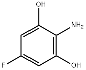 2-AMINO-5-FLUORO-1,3-BENZENEDIOL 结构式