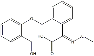 (E) -克雷索辛-2-羟甲基(游离酸) 结构式