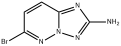 6-bromo-[1,2,4]triazolo[1,5-b]pyridazin-2-amine 结构式