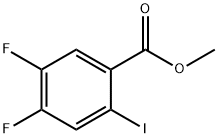 METHYL 4,5-DIFLUORO-2-IODOBENZOATE 结构式