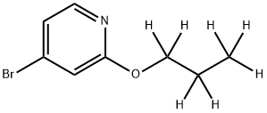 4-Bromo-2-(n-propoxy-d7)-pyridine 结构式