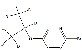 2-Bromo-5-(iso-propoxy-d7)-pyridine 结构式