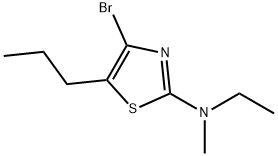 4-Bromo-5-(n-propyl)-2-(methylethylamino)thiazole 结构式