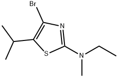 4-Bromo-5-(iso-propyl)-2-(methylethylamino)thiazole 结构式