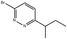 3-Bromo-6-(sec-butyl)pyridazine 结构式