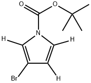 3-Bromo-1-Boc-pyrrole-2,4,5-d3 结构式