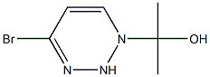 4-Bromo-1-(1-hydroxy-1-methylethyl)-1,2-3-triazine 结构式