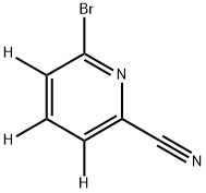 2-Bromo-6-cyanopyridine-d3 结构式