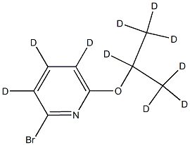 2-Bromo-6-(iso-propoxy)pyridine-d10 结构式