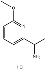 1-(6-METHOXYPYRIDIN-2-YL)ETHANAMINE 2HCl 结构式