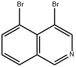 4,5-二溴异喹啉 结构式