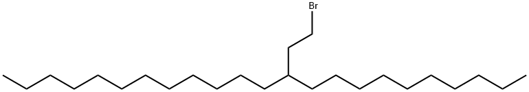 1-溴-3-癸基十五烷 结构式