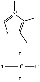 3,4,5-Trimethylthiazol-3-ium tetrafluoroborate 结构式