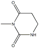 3-甲基二氢嘧啶-2,4(1H,3H)-二酮 结构式