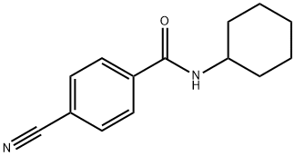 4-cyano-N-cyclohexylbenzamide 结构式