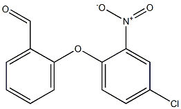 2-(4-chloro-2-nitrophenoxy)benzaldehyde 结构式