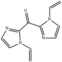 双(1-乙烯基咪唑-2-)酮 结构式