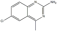 6-chloro-4-methylquinazolin-2-amine 结构式
