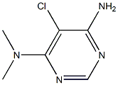 5-chloro-N4,N4-dimethylpyrimidine-4,6-diamine 结构式