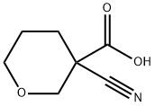 3-氰基噁烷-3-羧酸 结构式